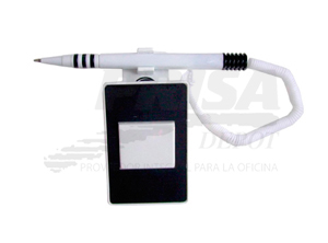 BOLIGRAFO C/PLACA Y BASE DE PARED