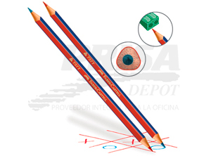 LAPIZ BICOLOR FABER DELGADO 737.