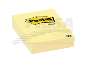 NOTA ADHESIVA 3M POST-IT 653 3M CHICO AMARILLO