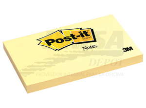 NOTA ADHESIVA 3M POST-IT 655 GRANDE AMARILLO