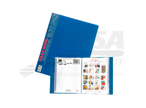 CARPETA C/FUNDA DATA ZONE AM-020 A-4 AZUL