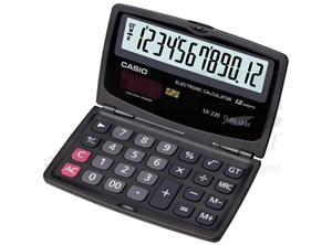 CALCULADORA BASICA BOLS. 12DIG CASIO SX-220