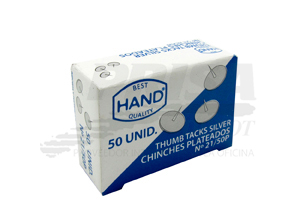 CHINCHES PLATEADOS X 50 UD HAND