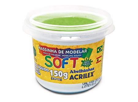MASA P/MODELAR ACRILEX 150 GR. VERDE