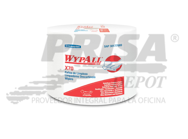 PAÃ‘O ABSORB.WYPALL X-70 X 870 PAÃ‘OS.VER 15052