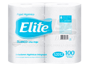 PAPEL HIG. 4 ROLLOS 100 MT. H/S ELITE