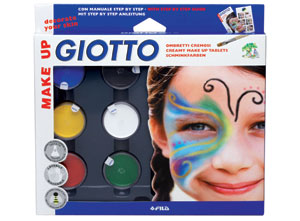 PINTURA CARA 6 COLORES GIOTTO PASTILLA