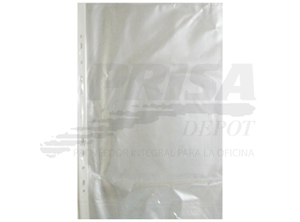 FUNDA PLASTICA OFICIO X 10 UD LOMO BL BUBBA ART