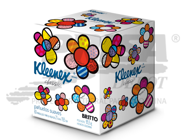 PAÃ‘UELO FACIAL ESTUCHE X 60 HJ. KLEENEX BRAND CUBO