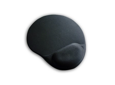 MOUSE/ PAD CON APOYA MUÃ‘ECA NEGRO GEL MICROLAB