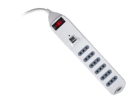 ALARGADOR ELECTR. 1.5 MTS 6 POSIC+ 2 USB MACROTEL