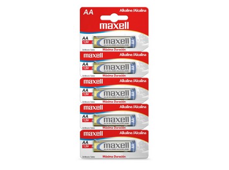 PILA ALCALINA AA X 5 UN. MAXELL TROQUELADA