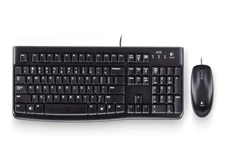TECLADO+MOUSE LOGITECH USB MK-120 NEGRO ESPAÃ‘OL