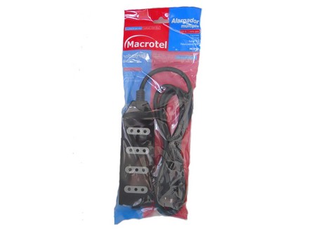 ALARGADOR ELECTR. 1.5 MTS 4 POSIC MACROTEL NEGRO