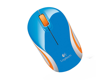 MOUSE LOGITECH INALAMBRICO MINI NOTEBOOK AZUL M187
