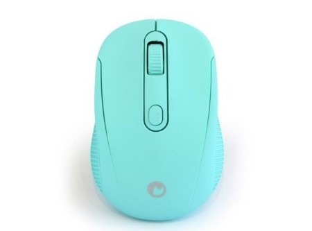 MOUSE FIDDLER USB INALAMBRICO VERDE/PASTEL + PILAS