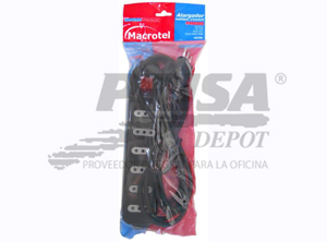 ALARGADOR ELECTR. 3 MTS 6 POSIC MACROTEL SWITCH N