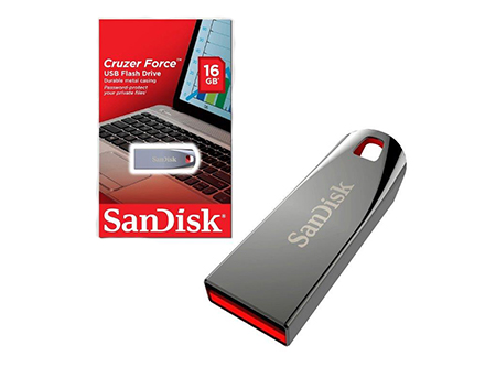 PEN DRIVE 16GB SANDISK CRUZER FORCE METALICO 3.0