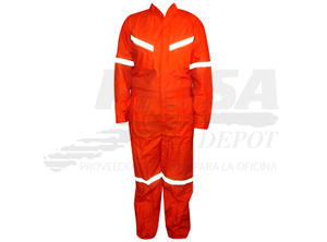 OVEROL PILOTO POPLIN NARANJO C/CINTA M
