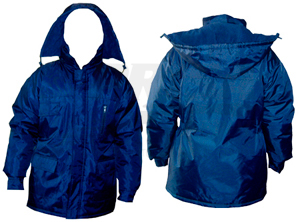 PARKA TERMICA AZUL IMPORTADA TALLA L
