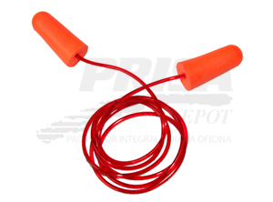 TAPON AUDITIVO DESECHABLE AUTOEXPANDIBLE C/CORDON