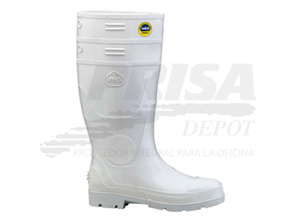 BOTA INDUST. VFLEX 923 N 44 PVC BLANCA S/PUNTERA