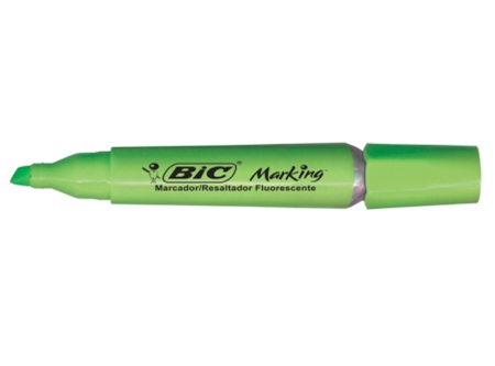 DESTACADOR BIC MARKING FLUORESCENTE VERDE