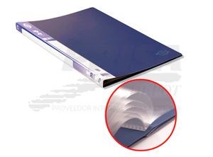 CARPETA C/FUNDA ADIX 30 FUNDAS A-4 AZUL