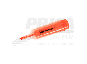 DESTACADOR ADIX PALETA TRANSPARENTE NARANJA