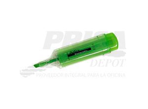 DESTACADOR ADIX PALETA TRANSPARENTE VERDE