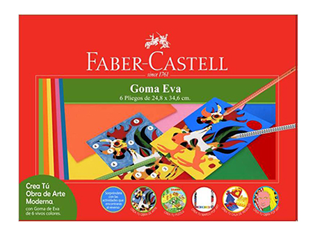 CARPETA ARTE FABER GOMA EVA