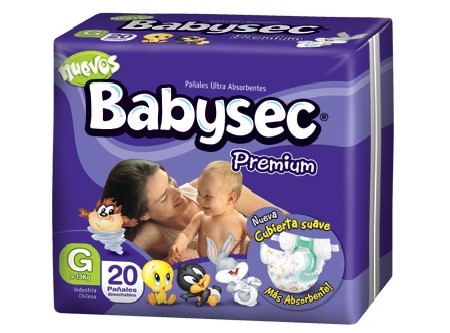 PAÃ‘AL BABYSEC PREMIUM G X 20 UN GRANDE