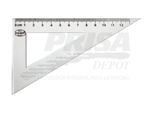 ESCUADRA PLASTICA 45o. 13CM HAND