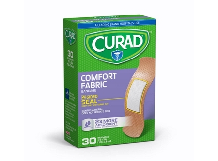 PARCHE CURITA ADHESIVO CURAD X 30 UND. 1.9CMX7.6CM