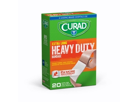 PARCHE CURITA ADHESIVO CURAD X 20 UND. EXTRA LARGO