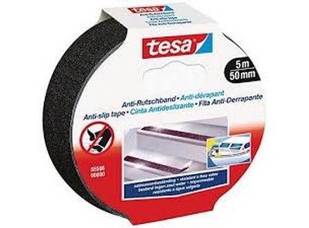 CINTA ANTIDESLIZ. NEGRA 50MM X 5 MTS TESA