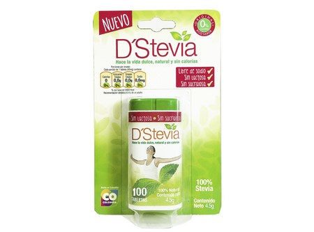 ENDULZANTE DSTEVIA NATURAL 100 TAB/DISP SIN SUCRAL