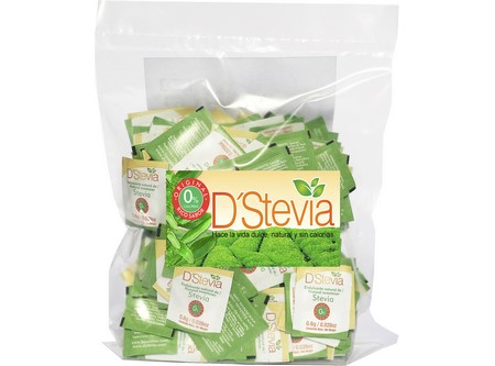 ENDULZANTE DSTEVIA NATURAL BOLSA 500 SOBRES S/SUCR