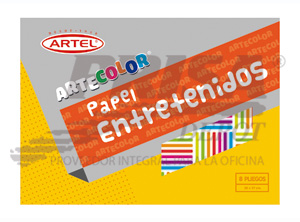 CARPETA ARTE COLOR PAPEL ENTRETENIDO(STYLO)16H ART