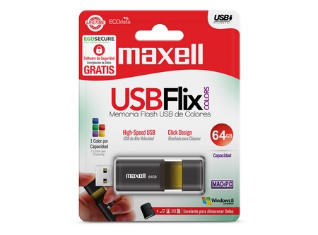 PEN DRIVE 64GB MAXELL USB FLIX