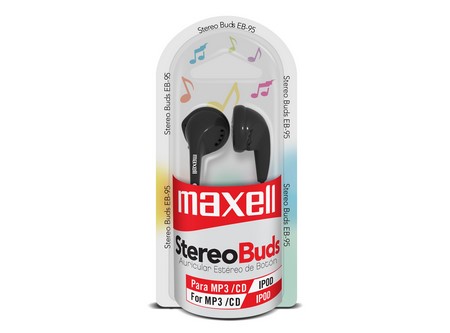 AUDIFONO MAXELL MP3/MP4/CELUL 3.5 STEREO EB95 NG