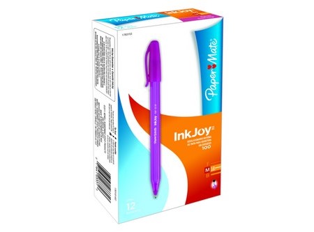 LAPIZ PASTA KILOMETRICO INKJOY 100 ROSADO 1.0M