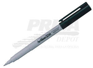LAPIZ FIBRA 0.4 ARTLINE 250 PUNTA FINA NEGRO