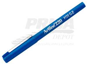 LAPIZ FIBRA 0.2 ARTLINE 220 AZUL