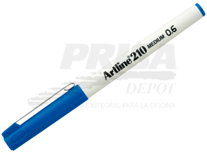 LAPIZ FIBRA 0.6 ARTLINE 210 AZUL