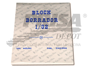BLOCK APUNTES 1/32 PAPEL RONEO 13X18 J.S. 100 HJ.