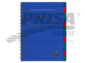 CUADERNO INDICE LI 96 HJ BUHO 592.