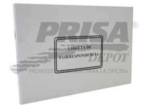 LIBRETA CORRESPONDENCIA 50 HJ.