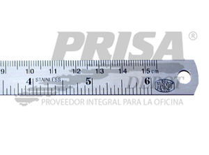 REGLA METALICA 15 CM. HAND