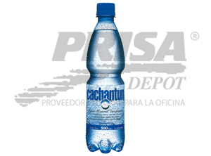 AGUA MINERAL 500 CC CACHANTUN C/GAS